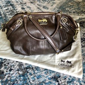 COACH Madison Sofia Large Leather Satchel